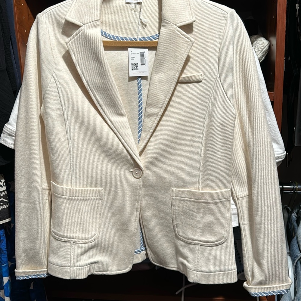 ecru blazer